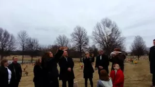 Judy Davis Dove Release at Baue Funeral Home