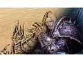 Making of scroll saw portrait pattern of Lich King World of Warcraft