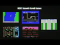 MSX MSX1 Smooth Scroll Games on openMSX v20 0
