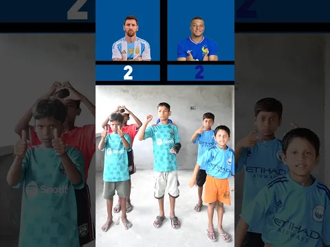 Messi vs Mbappe Fans 🤔#messi #mbappe #fifaworldcup #football #shorts