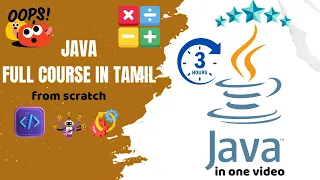 Java Full Course in 3 5 Hours from Scratch Tamil Vep Tech Academy