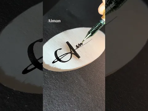 How to sign the letter A?❤️