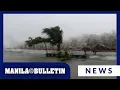 Lagu 'Uwan' brings strong winds, storm surge to Virac, Catanduanes