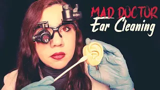 ASMR Mad Doctor EAR Cleaning Testing and Inspection