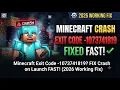 Minecraft Exit Code - 1073741819 FIX Crash on Launch FAST 2026 Working Fix