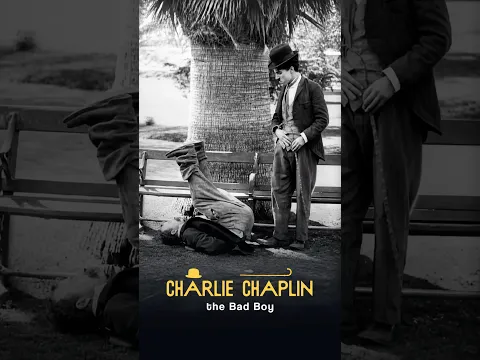 When Charlie Chaplin Turns Into a Bad Boy. #charliechaplin