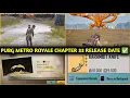 METRO ROYALE CHAPTER 33 RELEASE DATE PUBG METRO ROYALE CHAPTER 33 LEAKS PUBG METRO ROYALE