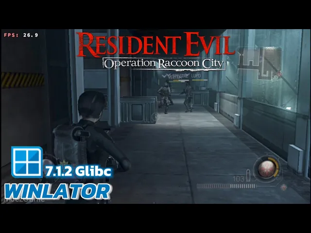 Winlator Glibc - Gameplay Resident Evil: Operation Raccoon City (Windows) on Android