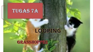 TUGAS 7A BELAJAR CODING DI GRASSHOPPER MATERI LOOPING