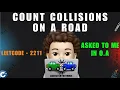 Count Collisions on a Road Asked in Online Assessment Dry Run Leetcode 2211 codestorywithMIK