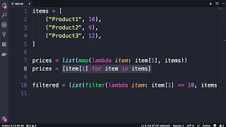 Python - List Comprehensions By Mosh Hamedani