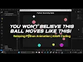 Relaxing Python Bouncing Ball Animation ASMR Coding Tutorial for Beginners