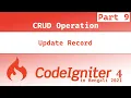 Update Record Part 9 CodeIgniter4