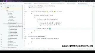 Core Java OOPS Part - 09 Constructor in Java Programs Using Constructor