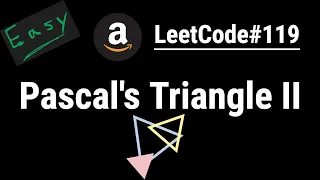 Pascal s Triangle II - LeetCode Python JavaScript Java C