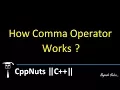 How Comma Operator Works