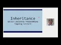 INHERITANCE Object Oriented Programming Tagalog Lecture