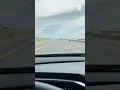 Drivers dodge tumbleweeds blowing across California highway