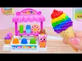 Lagu 🌈Rainbow Ice Cream Making🌈How To Make Play Doh Rainbow Ice Cream Eating Asmr Recipes💞Sweet Baking💞