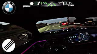 2027 BMW 7-Series 740 LCI Top Speed Drive on German Autobahn🏎(Autonomous Driving)