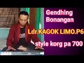 Lagu Bonangan ldr.Kagok Limo.P6   Instrumental musik KORG Pa 700 (Tanpa Kendang)