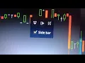 How to get rid of Side Bar on Think or Swim TD Ameritrade trading platform