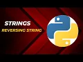 Reverse A String Python Example Python Tutorial in Hindi How to Reverse String in Python