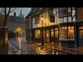 Fall Asleep to The Cambridge Tavern | A Rainy Victorian Sleep Story | Soft British Voice & No Music