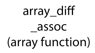 array - diff