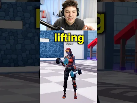 Trolling Gym Bro in Fortnite!
