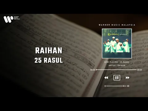 Download MP3 Raihan - 25 Rasul (Lirik Video)