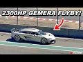 Download Lagu EERSTE 2300PK Koenigsegg Gemera op de baan! Flyby \u0026 V8-geluid