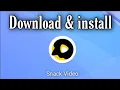 Lagu How to download and install Snack Video ■ without fail ■ fix the problem of the Snack Video appli...