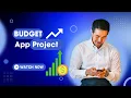 Budget App using HTML CSS JavaScript