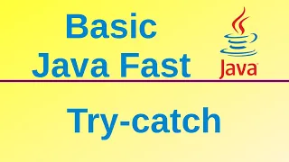 Try-catch blocks for exception handling - Basic Java Fast 41