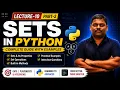Python Sets Tutorial Part 2 Lecture 10 GATE CSE Placements