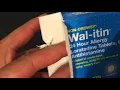 Wal-itin 24 Allergy Unboxing Walgreens Brand