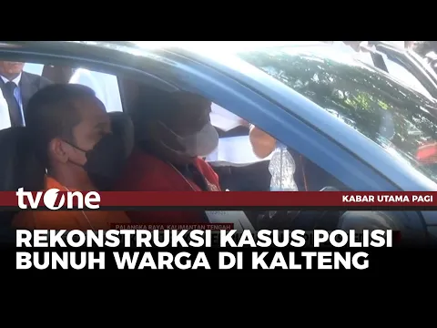 41 Adegan Diperagakan Rekonstruksi Pembunuhan Sopir Ekspedisi
