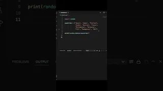 Random Choice in Python