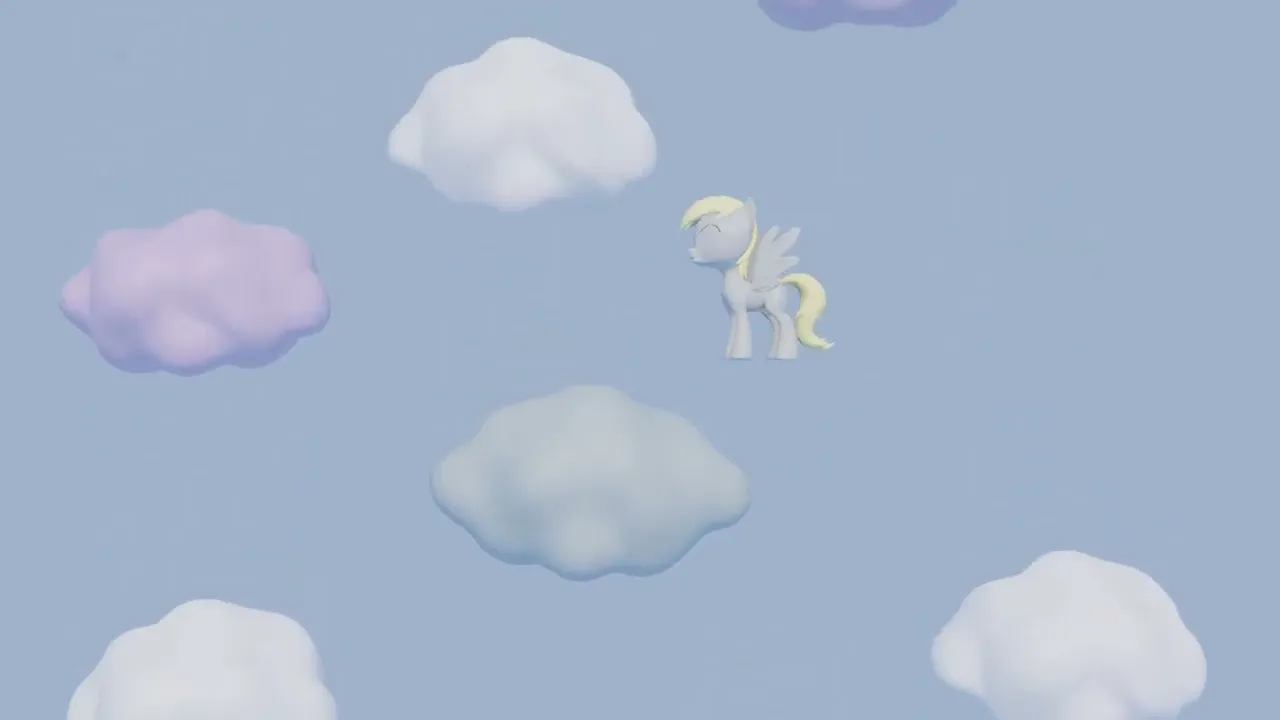 Jumping Derpy Hooves