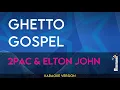 Download Lagu Ghetto Gospel - 2pac \u0026 Elton John (KARAOKE)