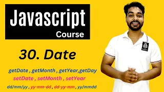 Date In Javascript Javascript Tutorial In Hindi