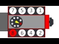 Mopar Small Block LA Firing Order 273 318 340 360 Animation