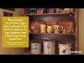 8 Ideas for Dressing Up Display Shelves A Country Sampler Design Tutorial