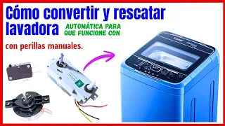 ✅ No tires tu lavadora por causa de tarjeta electrónica. Ella puede volver a funcionar con perillas.