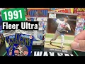 1991 Fleer Ultra Baseball Box Break - Junk Wax Rip