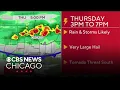 Chicago weather Mild and breezy Wednesday evening storms on Thursday