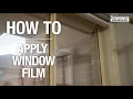 How To Apply Window Film - Bunnings Warehouse