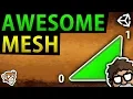 How to make a Mesh in Unity Dynamic Vertices UVs Triangles