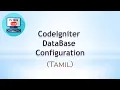 CodeIgniter DataBase Configuration - PART